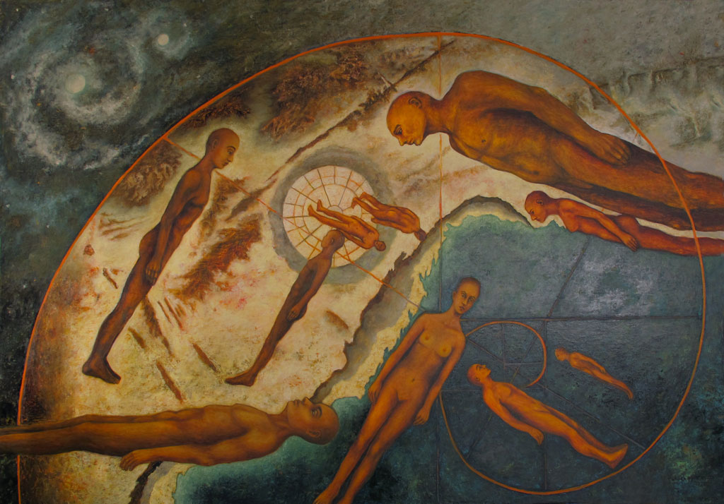 <p>“Evolución” 120x170 cm. 2022</p>
