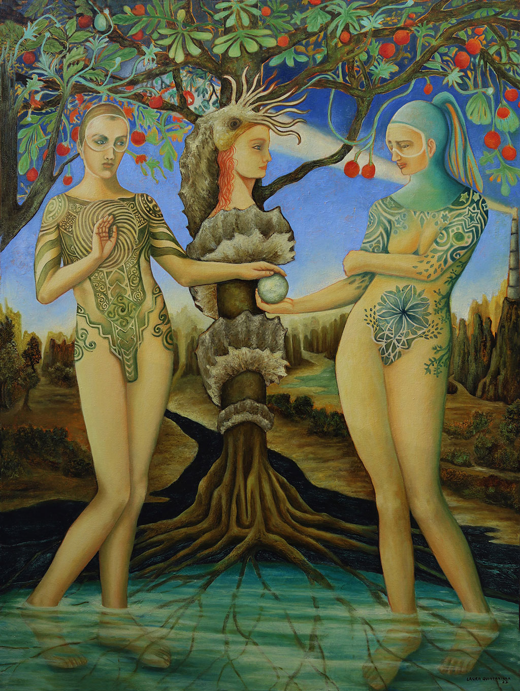 <p>“La esfera” 160x120 cm. 2022</p>
